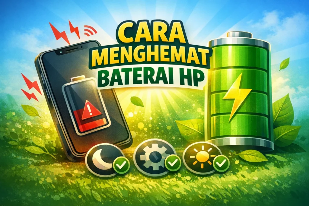 Cara Menghemat Baterai HP Agar Tahan Seharian Tanpa Perlu Power Bank
